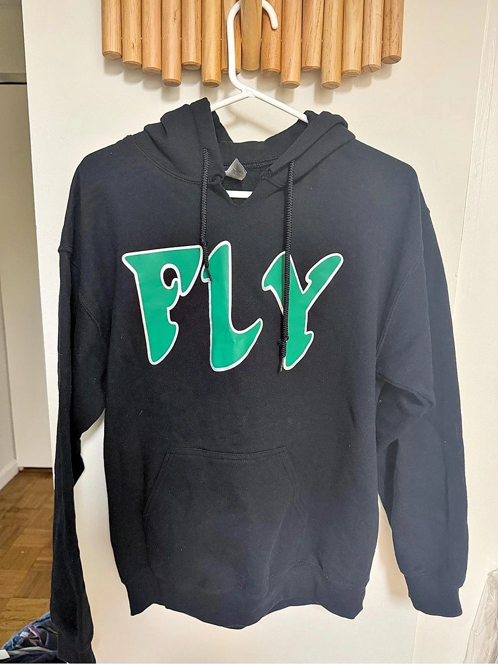Philadelphia Eagles Gildan Heavy Blend Hooded Sweatshirt Black Graphic Hoodie